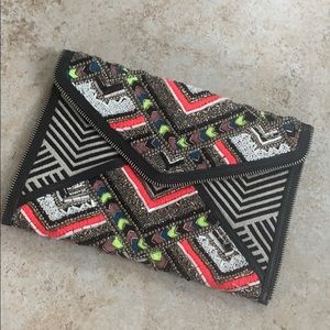 Rebecca Minkoff Leo Beaded Clutch